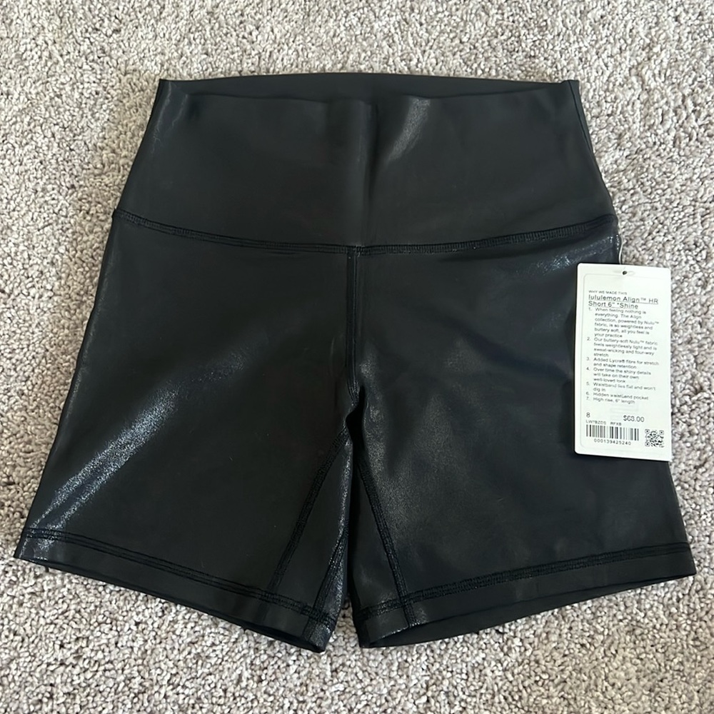 NWT Lululemon Align HR Short 6in Shine